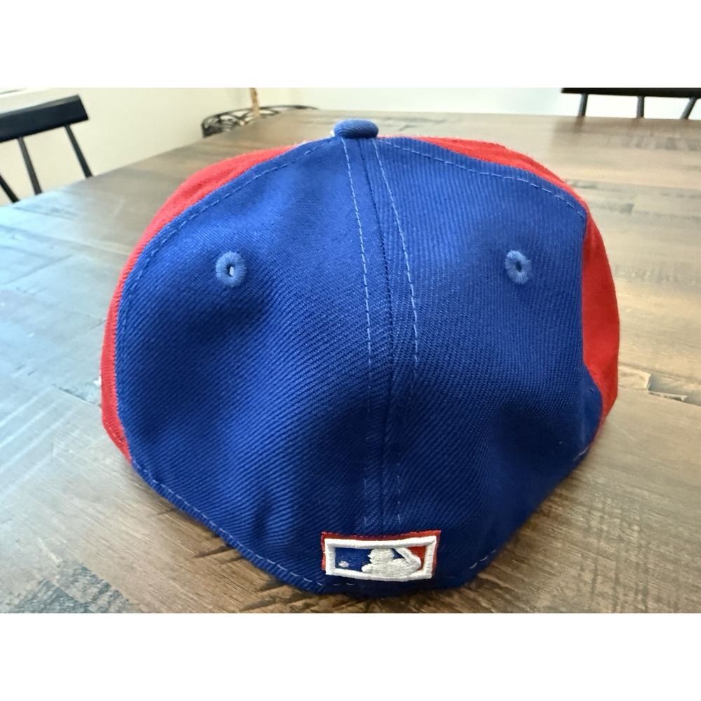 Montreal Expos Hat New Era 59FIFTY 7 1/8 Pin Wheel Red White Blue Wool MLB New - Picture 3 of 8
